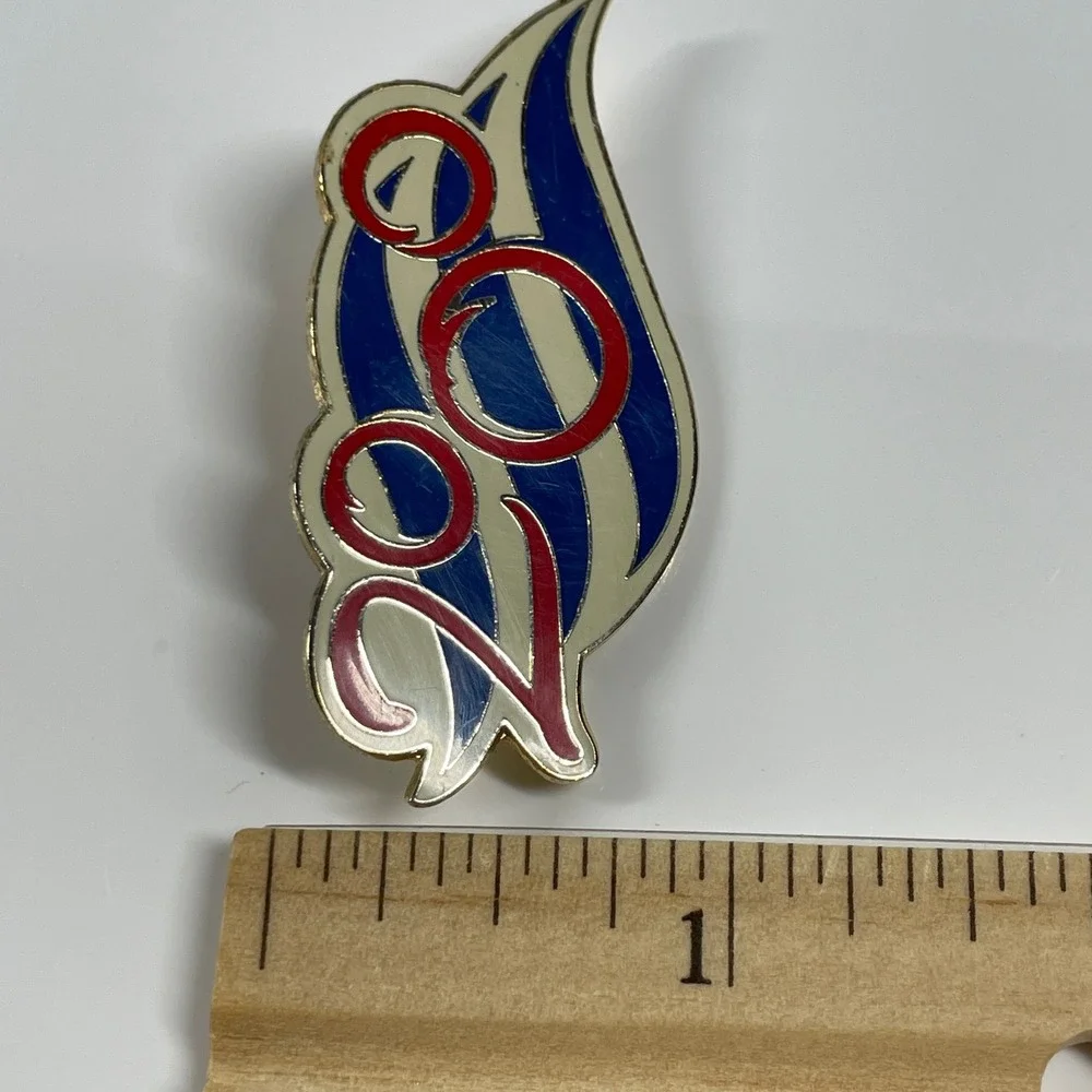 Disney DCL Memory Box Cruise Line Pin Vintage 2000 Millennium Red White Blue